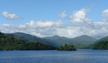 Idyllic Loch Lomond clipart