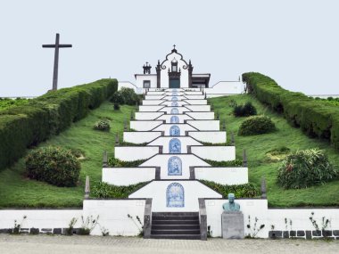 Church at Sao Miguel Island clipart