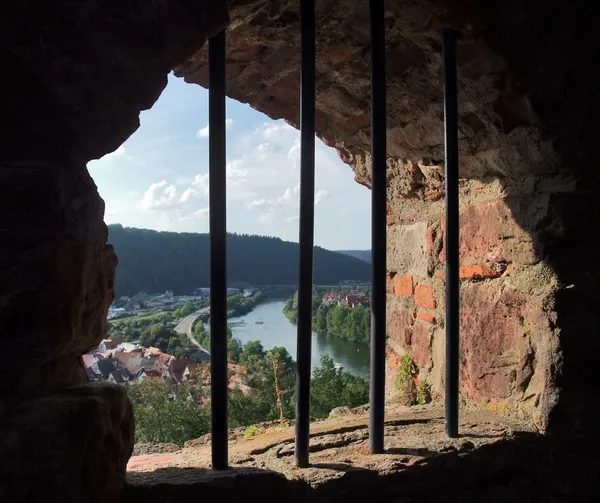 stock image Window at Wertheim Castle
