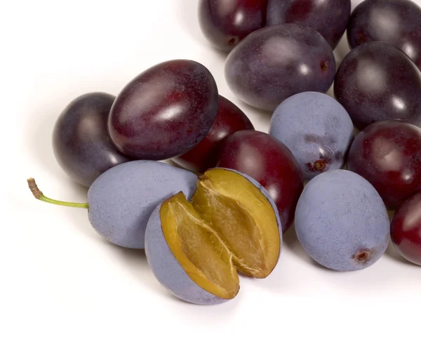 Lots of plums — Stock Photo, Image