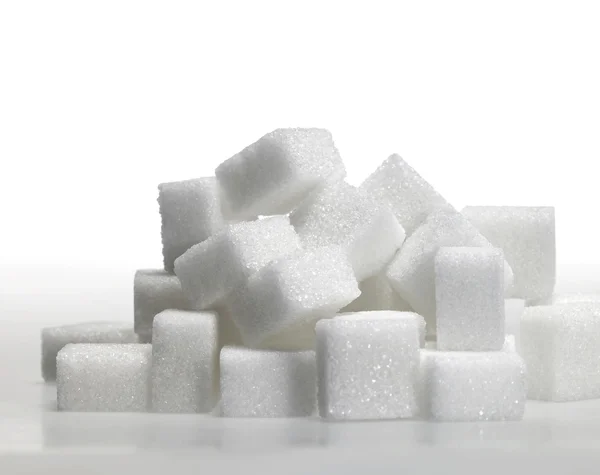 Lump sugar pile — Stock Photo, Image
