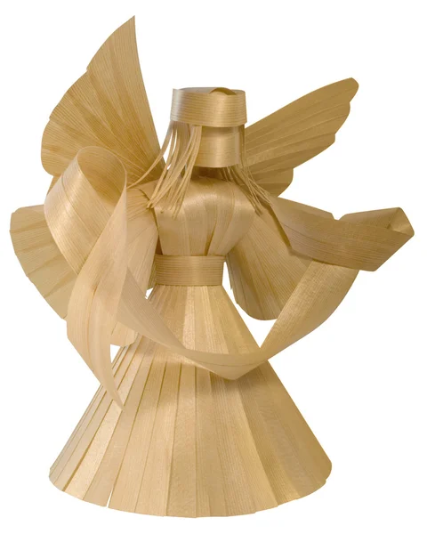 Escultura ángel de madera — Foto de Stock