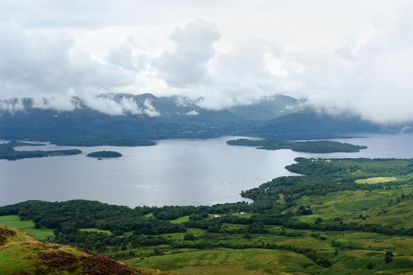 Stock image Aerial view around Loch Lomond