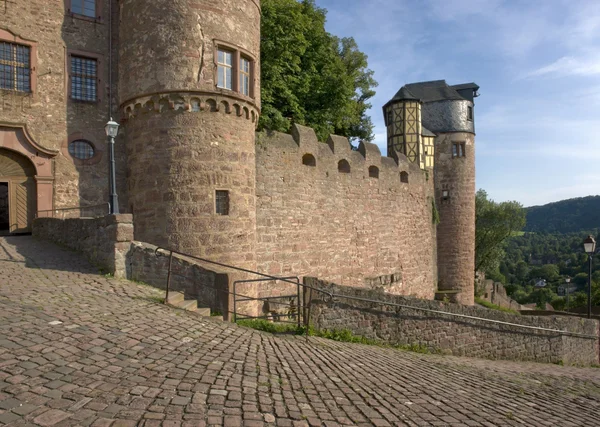Szczegółowo Wertheim zamek w okresie letnim — Zdjęcie stockowe