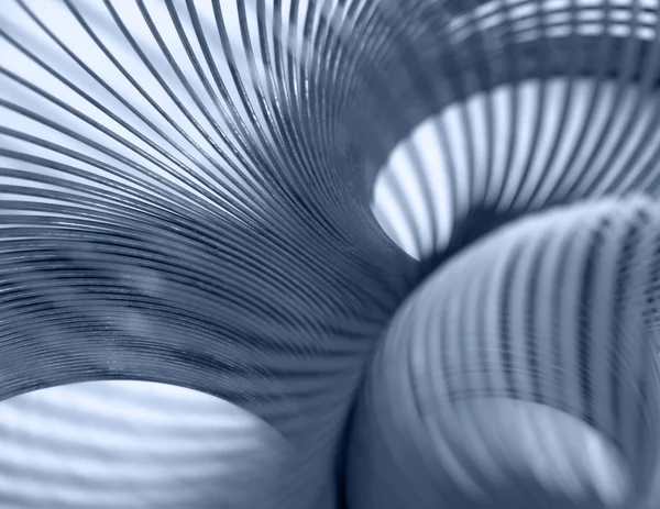 Abstrato em espiral metálica — Fotografia de Stock