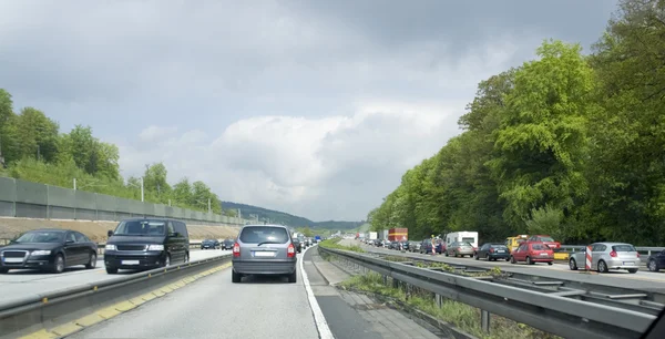 Autobahnkulisse in Süddeutschland — Stockfoto