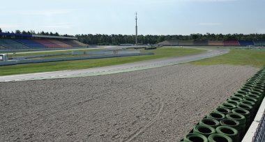 Racetrack curve clipart