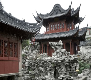 Yuyuan Garden in Shanghai clipart