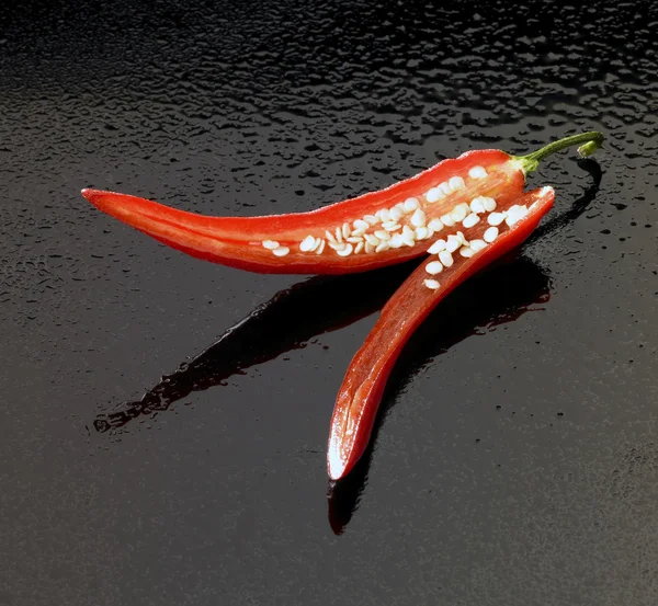 Rote scharfe Chili — Stockfoto