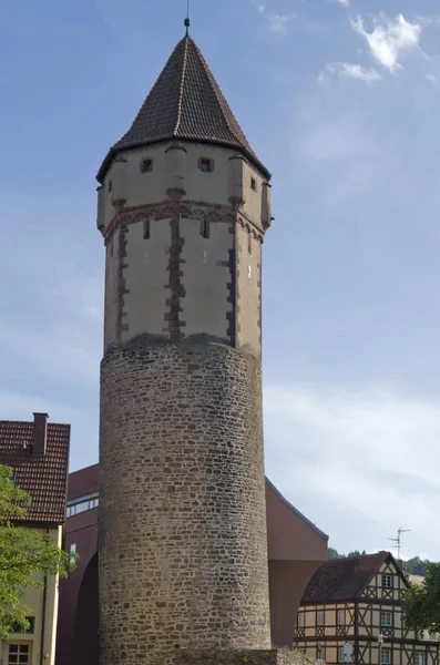 Spitzer Turm a Wertheim am Main — Foto Stock