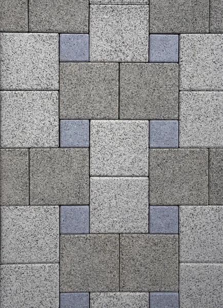 グレーとブルー抽象的な石造りパターン — ストック写真