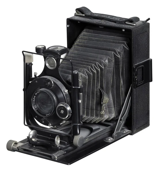 Nostalgic folding camera Stock Photo