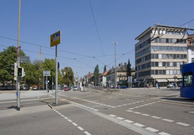 Freiburg im Breisgau at summer time clipart