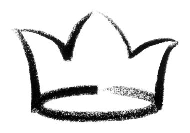 Crown sketch clipart