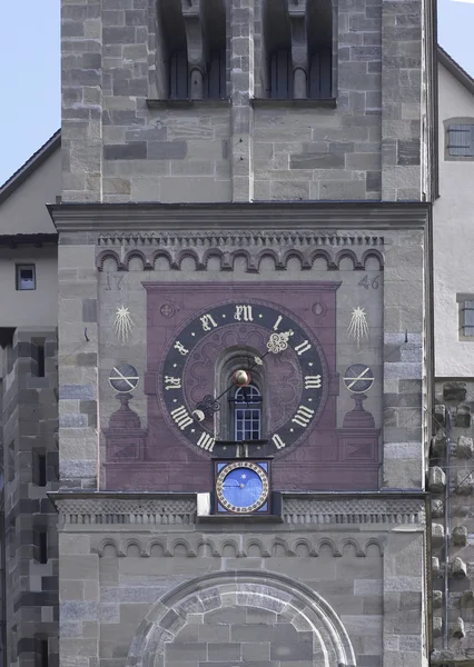 Gedecoreerde kerk klok — Stockfoto