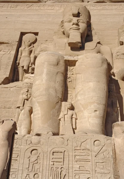 Ramzes w świątynie abu simbel w Egipcie — Zdjęcie stockowe