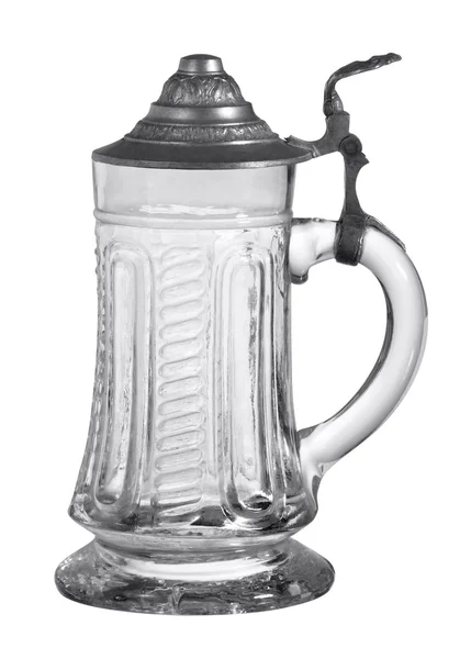 Νοσταλγική γυαλί ποτήρι με λαβή — Φωτογραφία Αρχείου