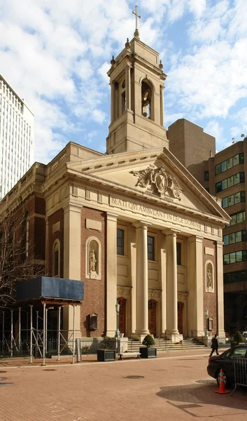 Igreja pictórica em Nova York — Fotografia de Stock