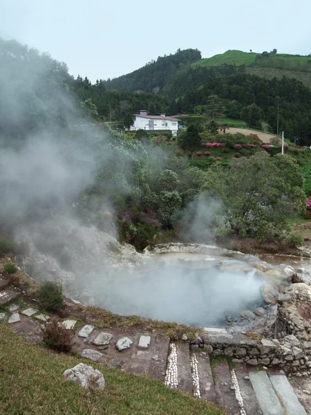 Heiße Quellen auf den Azoren — Stockfoto