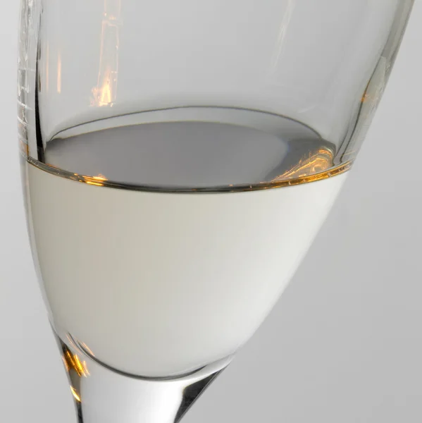 Dettaglio di un bicchiere di champagne — Foto Stock