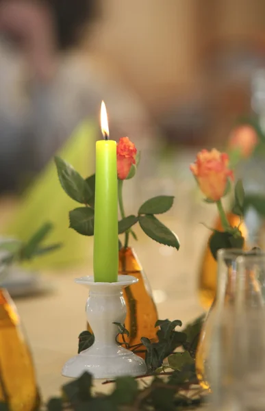 Festliches Kerzenlicht — Stockfoto