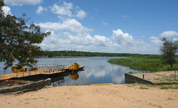 Nil scenérie v Ugandě — Stock fotografie