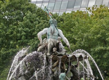 Fountain in Berlin clipart