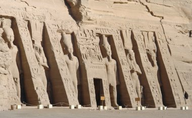 Abu Simbel temples in Egypt clipart