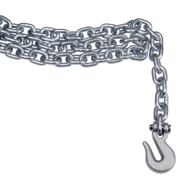 Chain and hook clipart