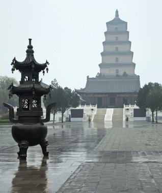 Giant Wild Goose Pagoda clipart
