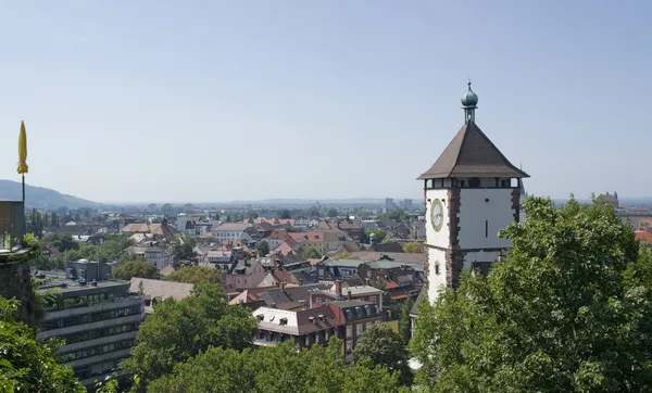 Freiburg im breisgau in zonnige sfeer — Stockfoto