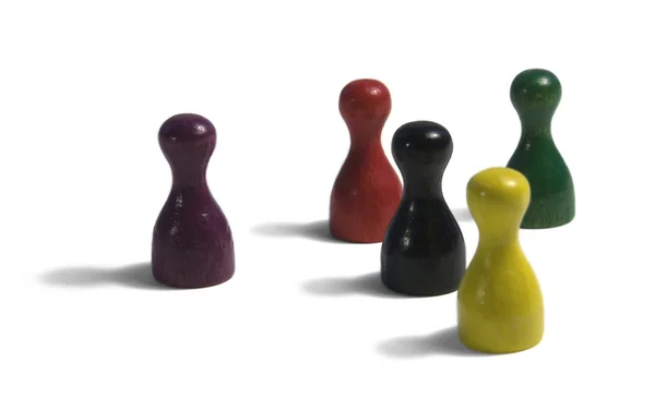Colored gaming figures — Stock Photo, Image
