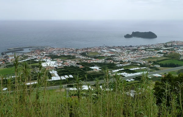 Estabelecimento costeiro nos Açores — Fotografia de Stock