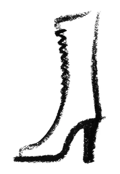 Sketched boots — Stock Photo, Image