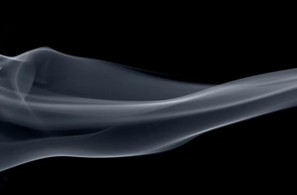 Rauch Detail im schwarzen Rücken — Stockfoto