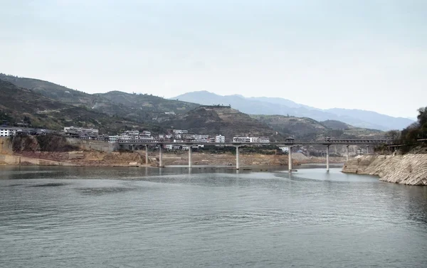 Paysage de la rivière Yangzi — Photo