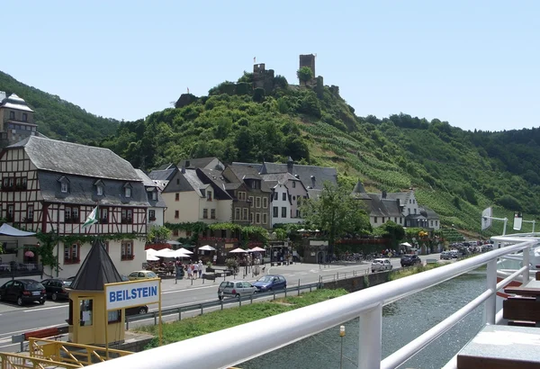 Beilstein at river Moselle — Stock Photo, Image