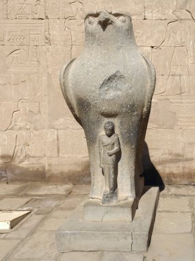 Horus sculpture in Egypt clipart