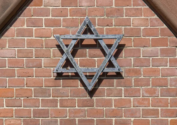 stock image Symbolic detail of a jewish graveyard