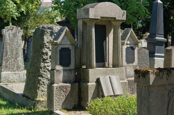 Detalle de un cementerio judío — Foto de Stock
