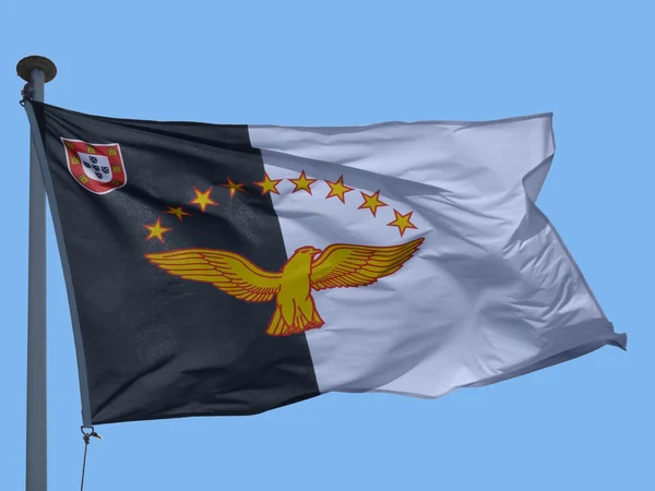 Флаг Азорских островов — стоковое фото