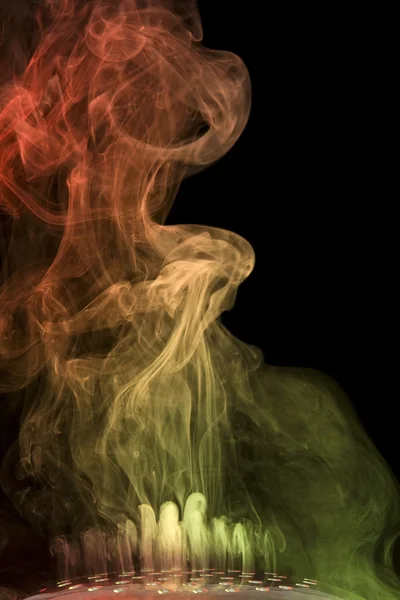 Multicolored smoke — Stock Photo, Image