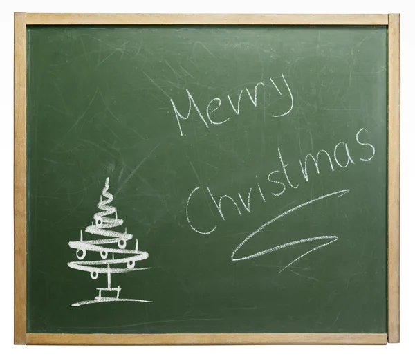 Frohe Weihnachten blackboard — Stock Photo, Image