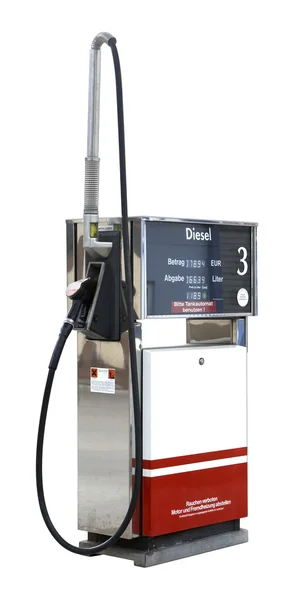Filling pump in white back — Stock Photo, Image