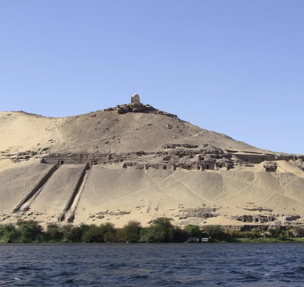 Mausoleum in de buurt van aswan — Stockfoto