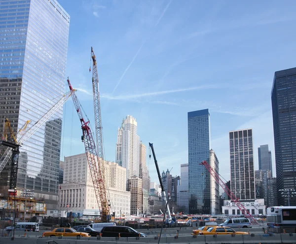 Construction site at Ground Zero — Stock Photo, Image