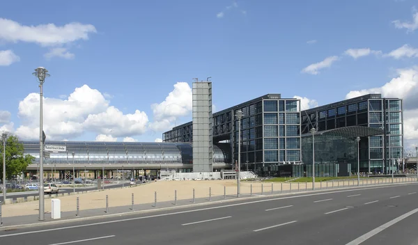 Hlavní nádraží Berlin na letní čas — Stock fotografie