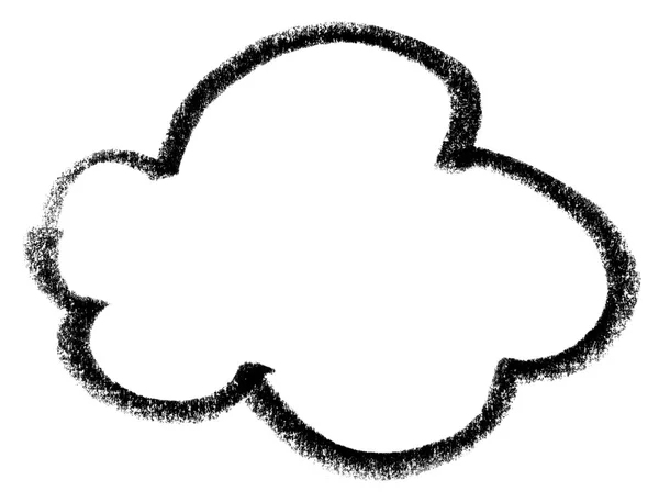 Nube dibujada —  Fotos de Stock