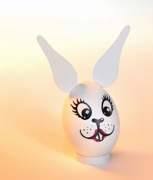 stock image Female Easter bunny egg