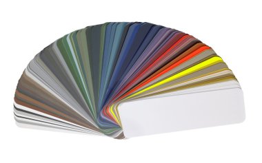 Spread color chart clipart